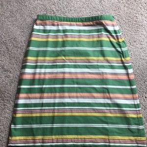 Boden striped skirt